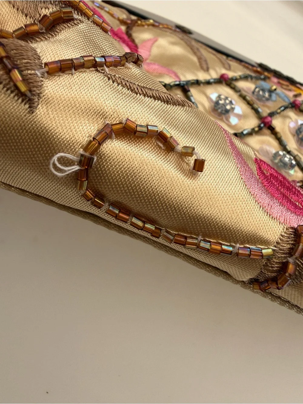 Victorian style beaded purse
